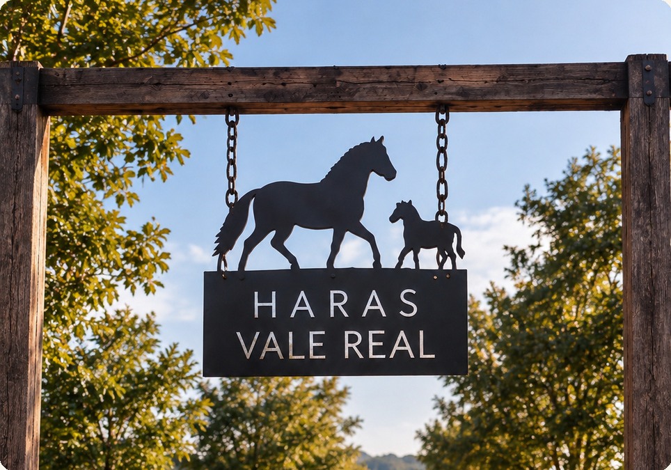 Placa HARAS aplicada em ambiente