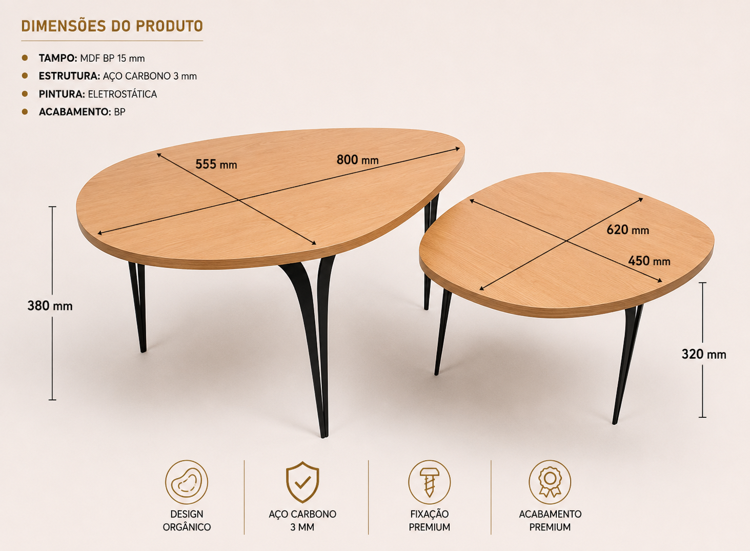 Mesa de Centro Vinil - imagem 4